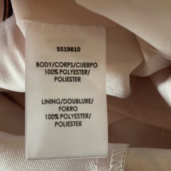 NWT Kay Unger Hyacinth Sleeveless Draped Dress Bridal Multi Blush - Picture 11 of 11